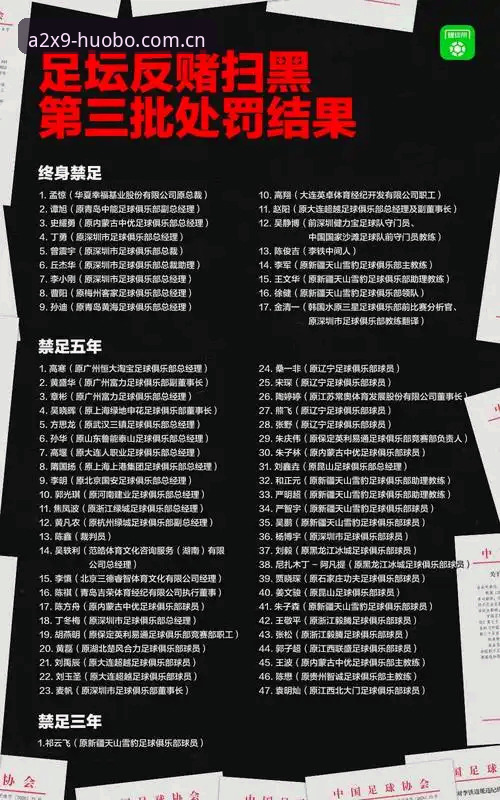 火博安卓版 资深用户分享:足协第三批禁足名单公布后的思考与火博平台观赛心得